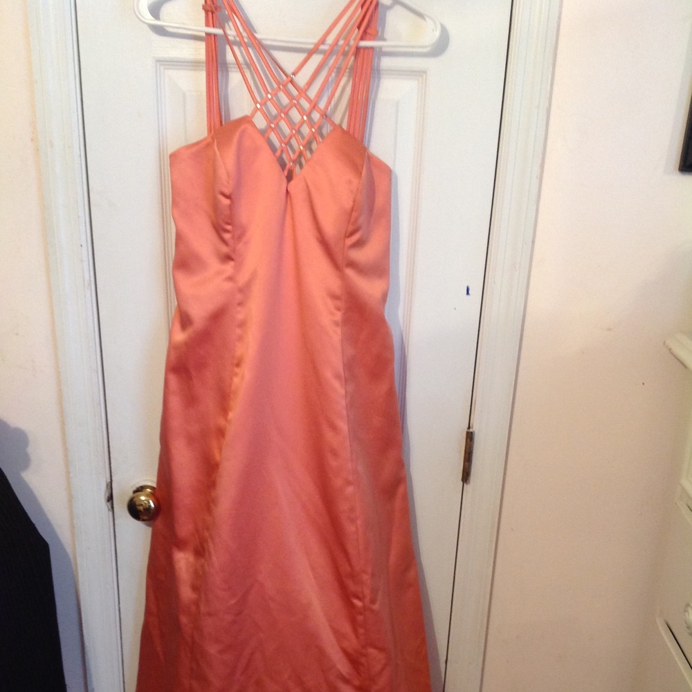 Peach Prom Dress